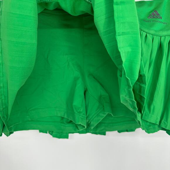 Adidas x Stella McCartney Barricade Tennis Skirt Ruffle Pleated Striped Skort - Picture 10 of 15